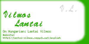 vilmos lantai business card